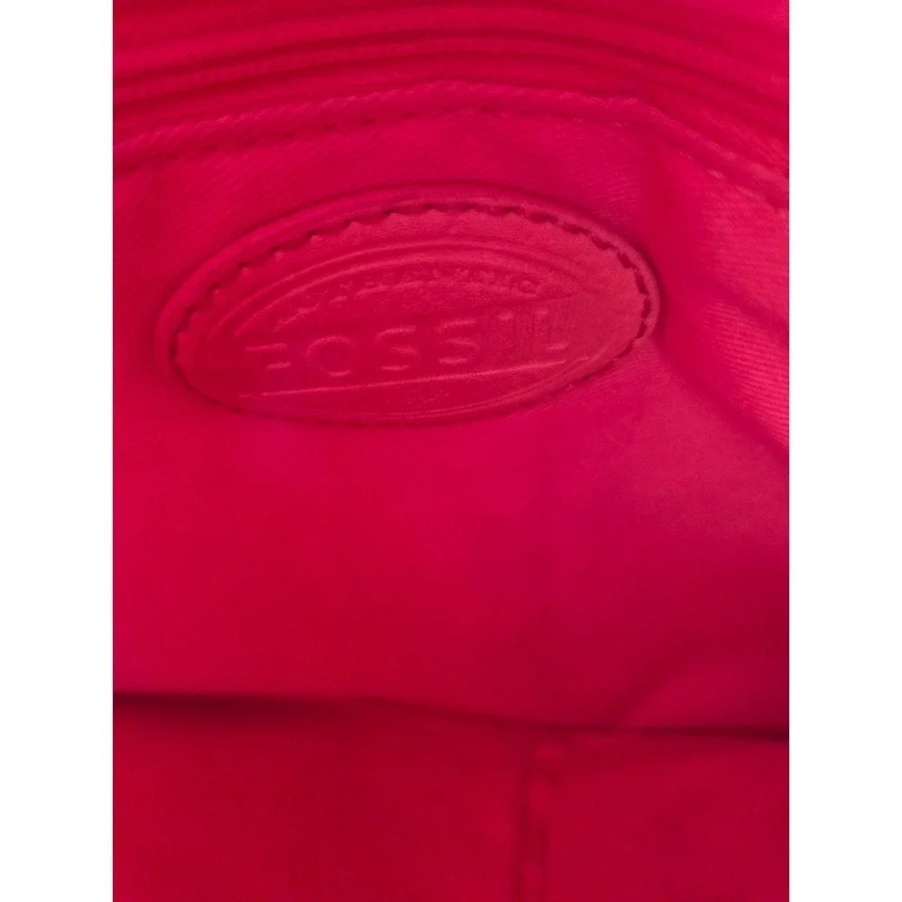 Fossil canvas leather
